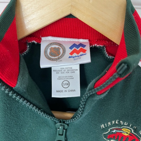 NHL Baby Outfit Size 3/6M Minnesota Wild - Picture 5 of 7